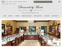 Tablet Screenshot of diamondsbymonet.com